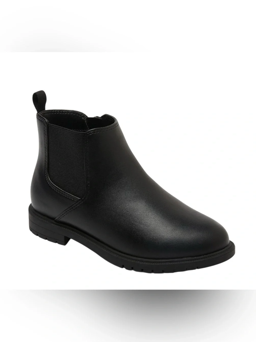 Cat & Jack Brandy Chelsea Ankle Boots Sz 9 Black NWT
